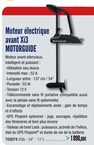 moteur électrique avant xi3 motorguide