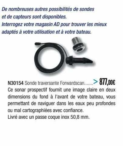 n30154 sonde traversante forwardscan
