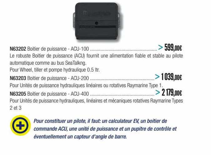 n63202 boitier de puissance - acu-100