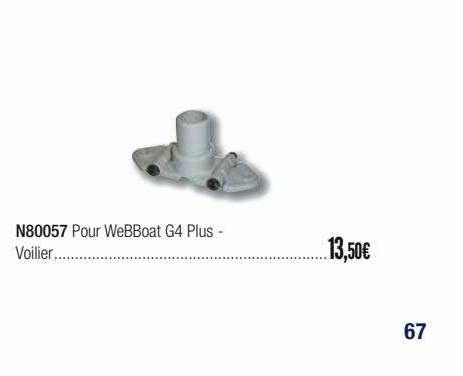 n80057 pour webboat g4 plus - voilier
