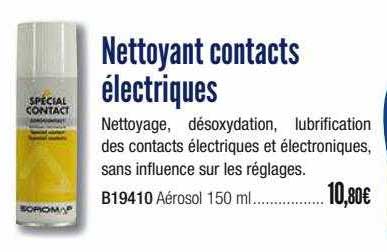 Nettoyant Contacts électriques