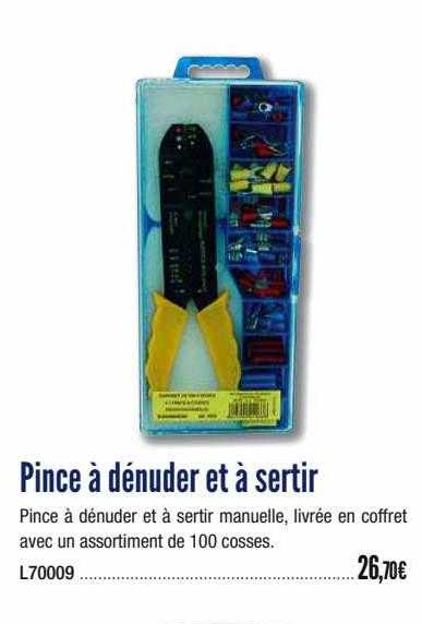 pince à dénuder et à sertir