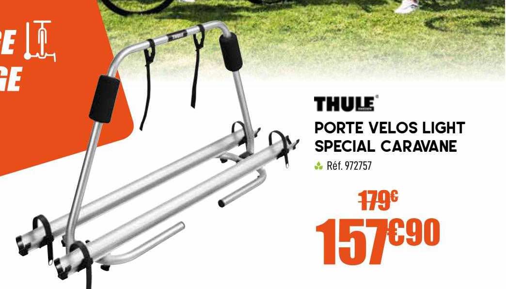 Porte Vélos Light Spécial Caravane Thule