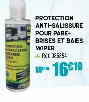 protection antisalissure pour pare-brises et baies wiper