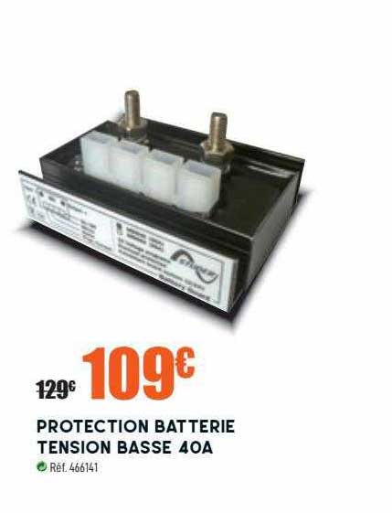 Protection Batterie Tension Basse 40a