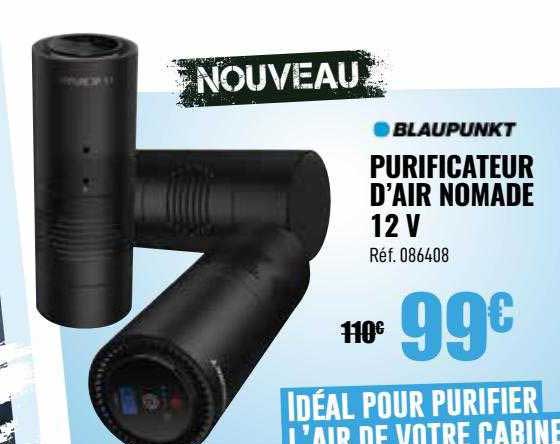 purificateur d'air nomade 12v blaupunkt
