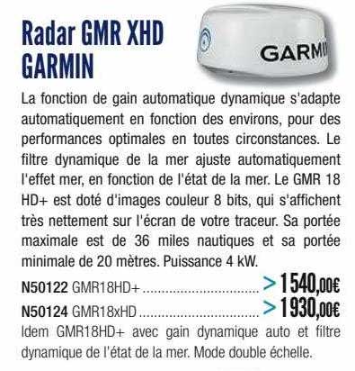 radar gmr xhd garmin