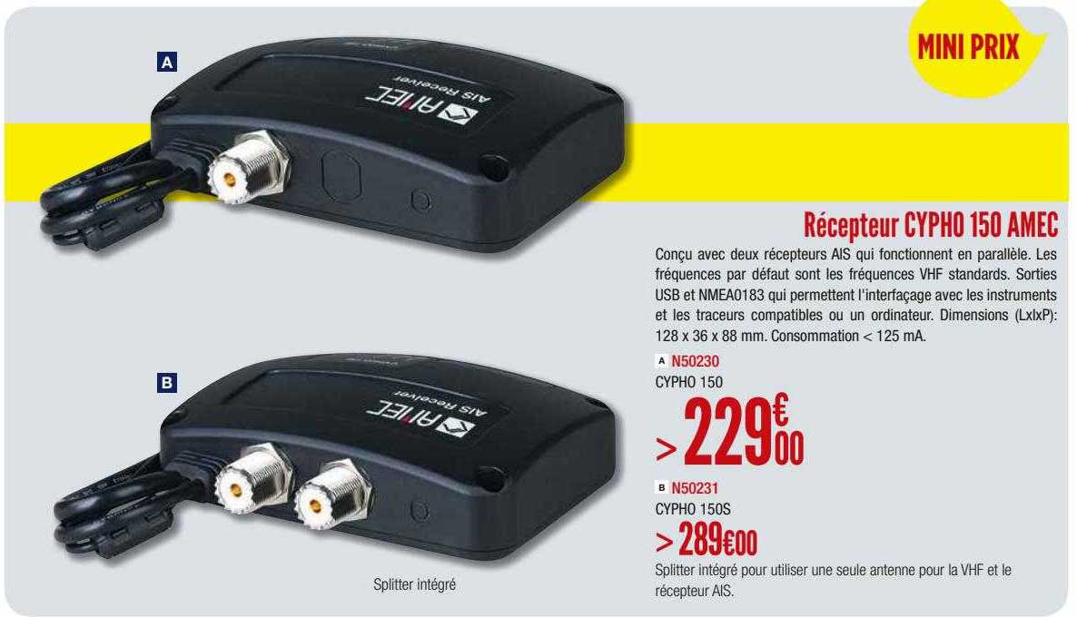 récepteur cypho 150 mec