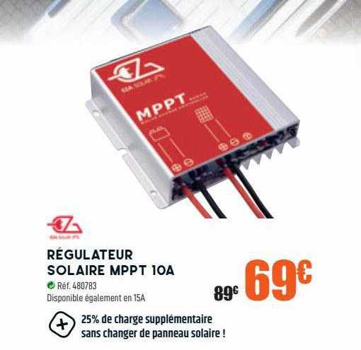 régulateur solaire mppt 10a