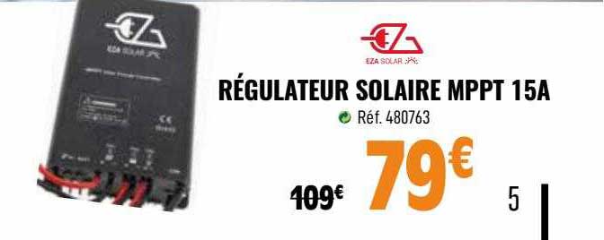 régulateur solaire mppt 15a