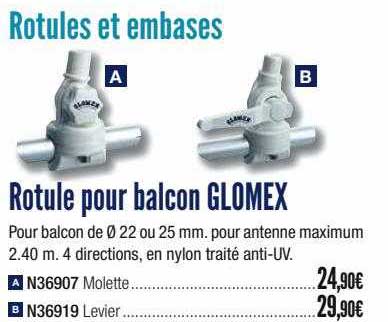 rotule pour balcon glomex
