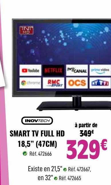 Smart Tv Full Hd 18,5" (47cm) Inovtech