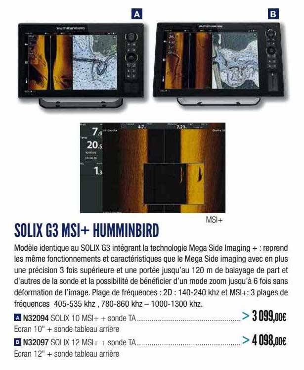 solx g3 msi+ humminbird