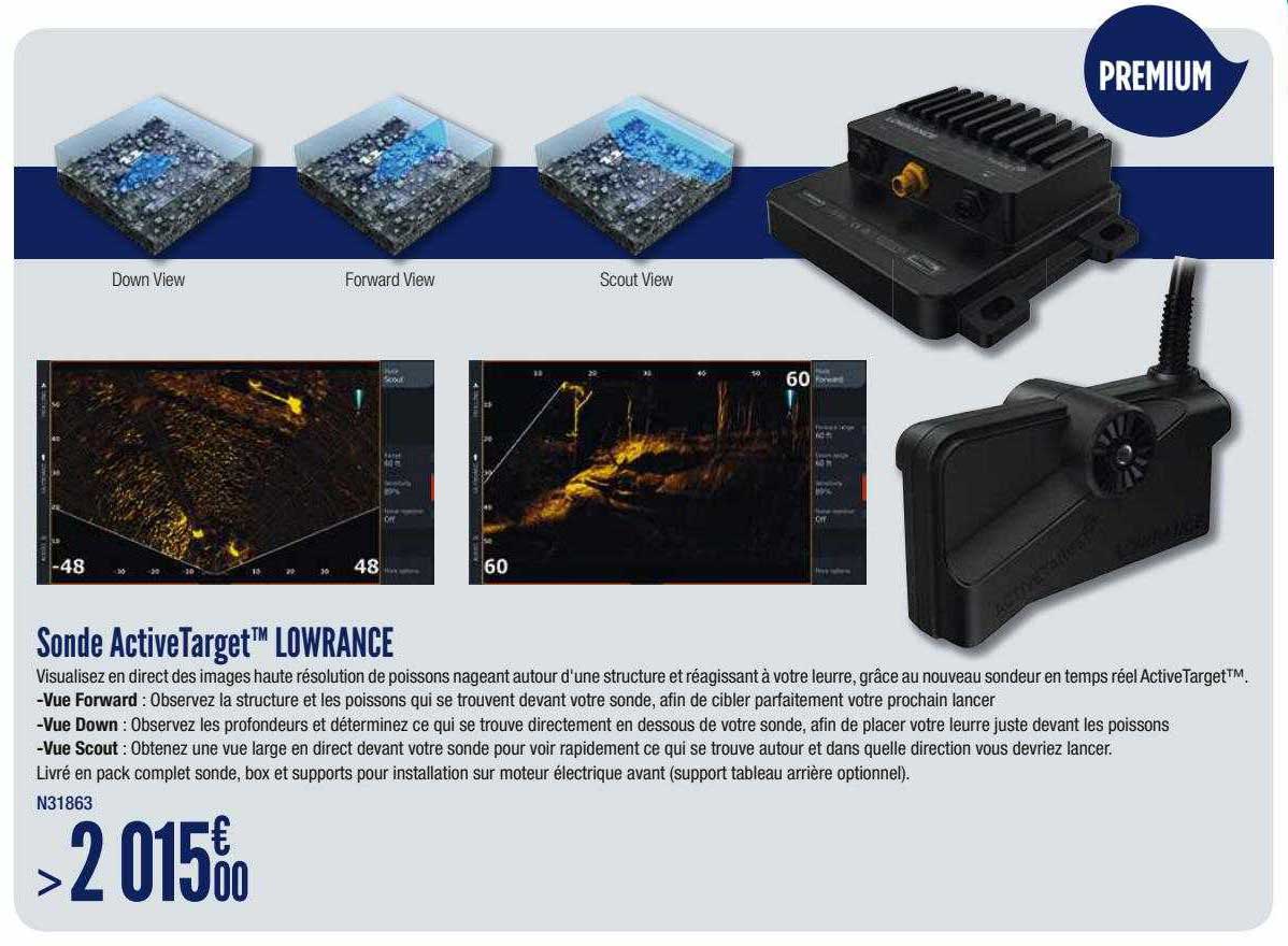 sonde active target lowrance