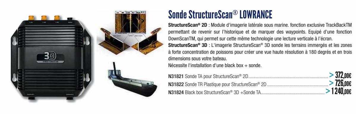sonde structure scan lowrance