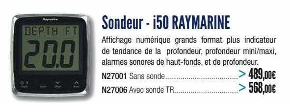 Sondeur - I50 Raymarine