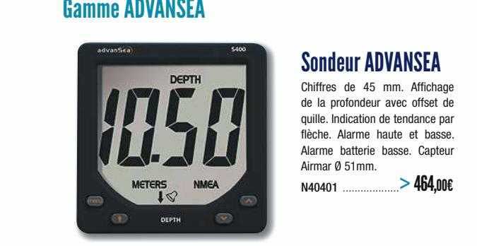 sondeur advansea