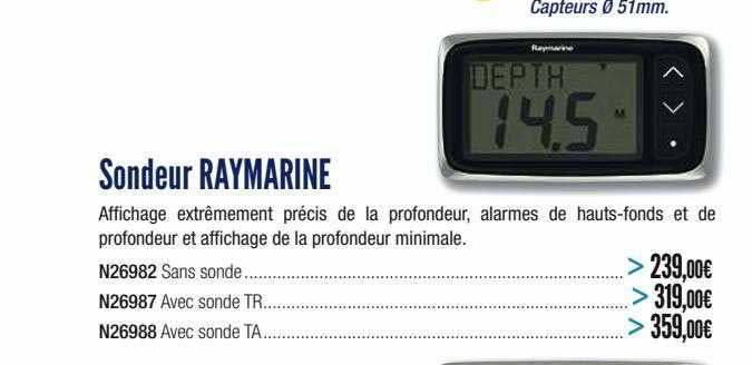 sondeur raymarine