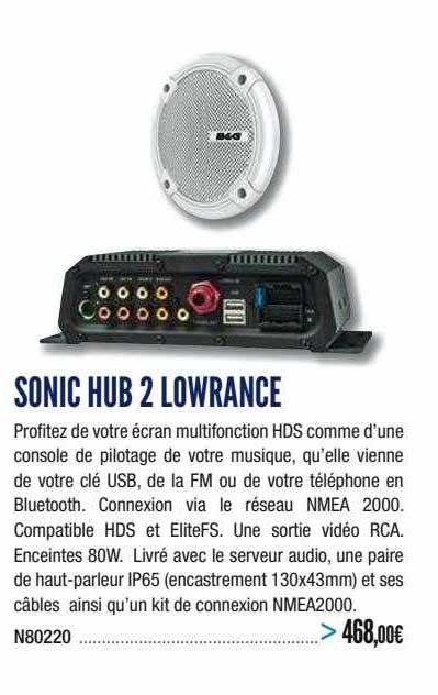 sonic hub 2 lowrance