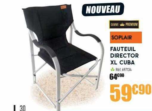 soplair fauteuil director XL cuba