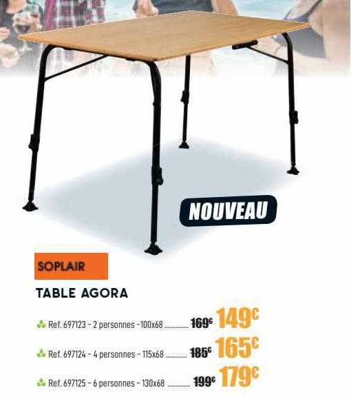 soplair table agora