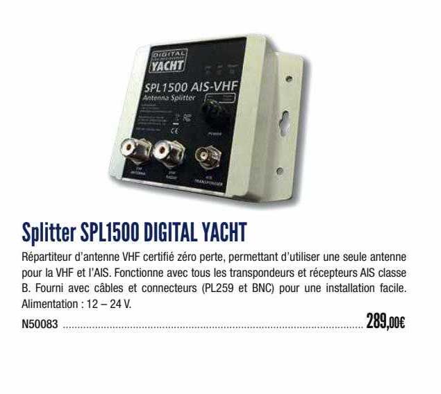 splitter spl1500 digital yacht
