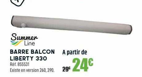 summer line barre balcon liberty 330