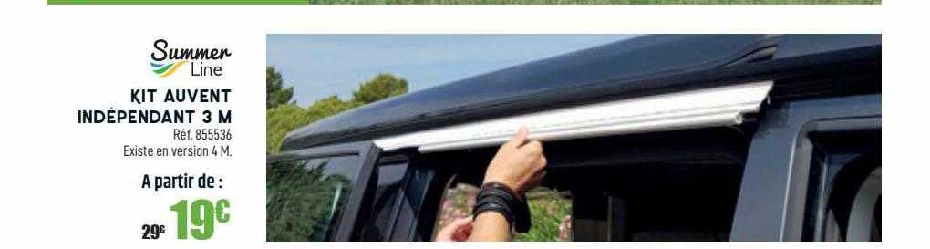 summer line kit auvent indépendant 3 m