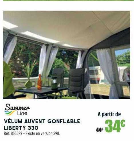 summer line vélum auvent gonflable liberty 330