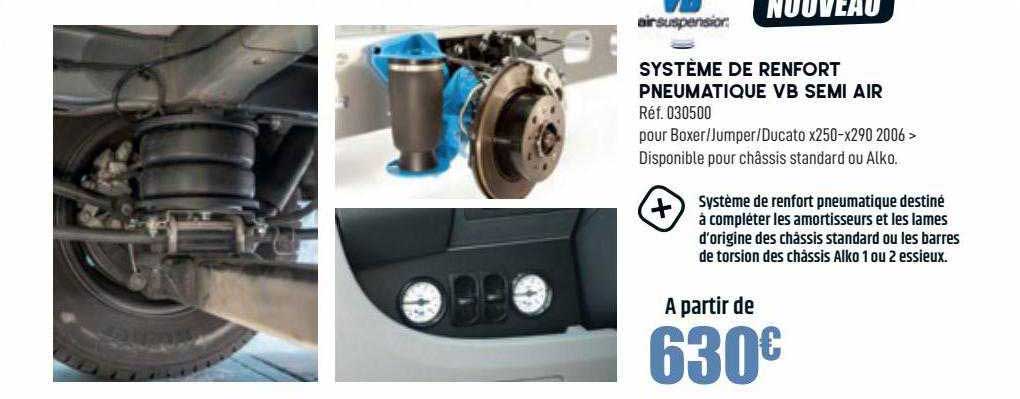 système de renfort pneumatique vb semi air