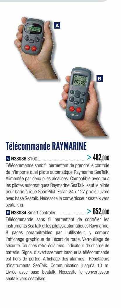 Télécommande Raymarine