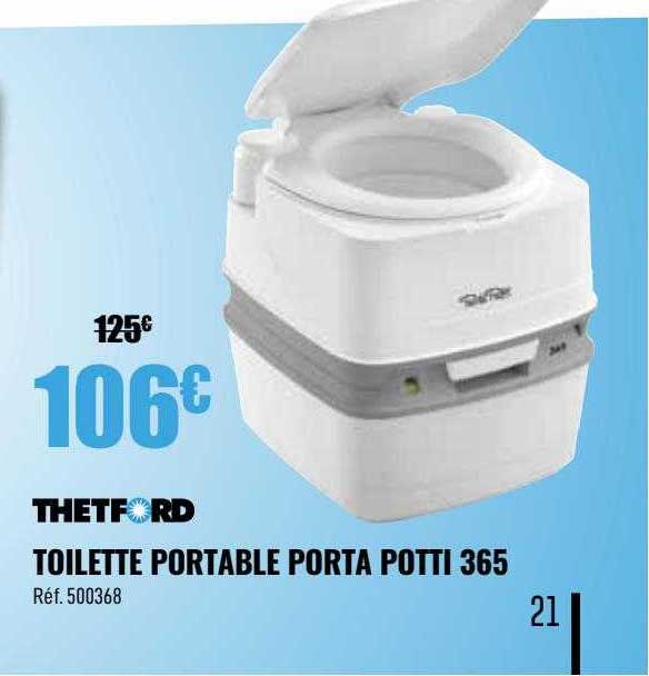 toilette portable porta potti 365 thetford