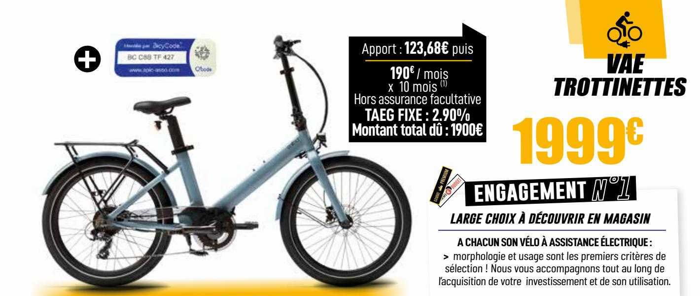 vélo à assistance électrique