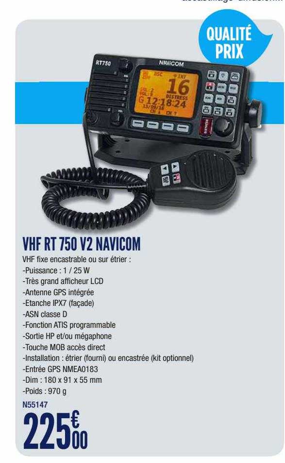 vhf rt 750 v2 navicom