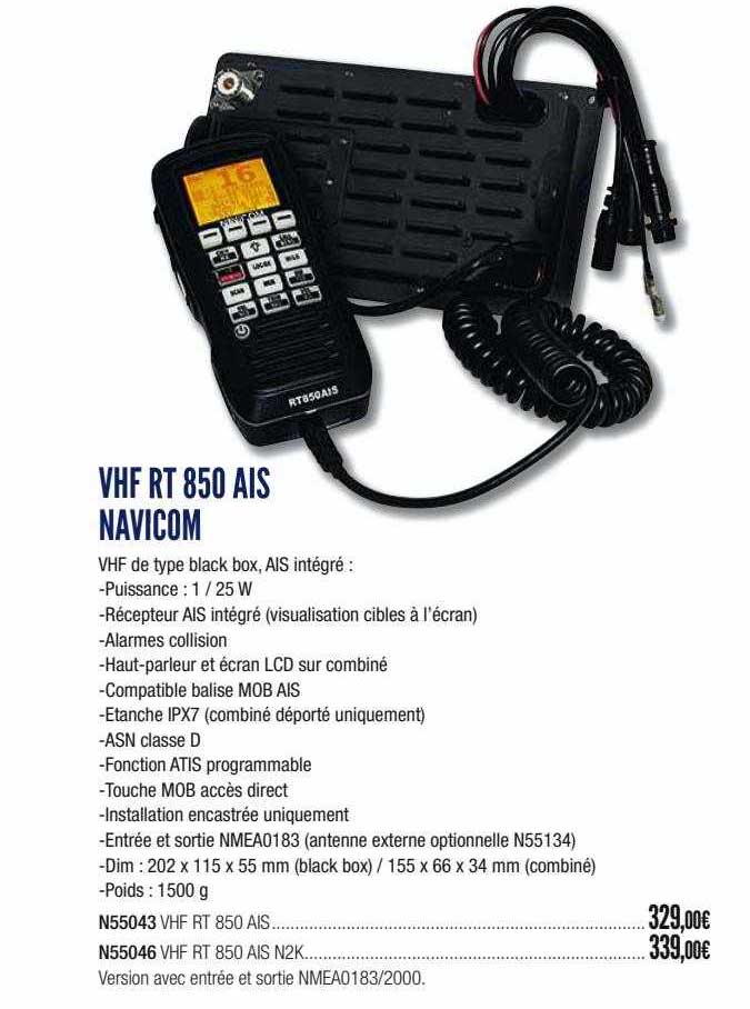 vhf rt 850 ais navicom