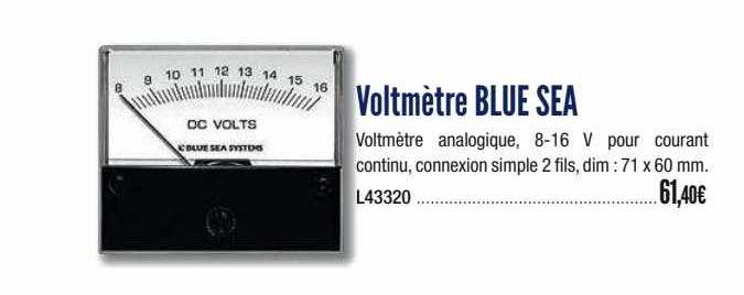 voltmètre blue sea