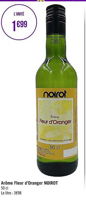 arôme fleur d'oranger noirot