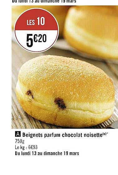 Beignets Parfum Chocolat Noisette