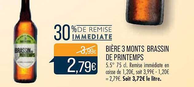 bière 3 monts brassin de printemps