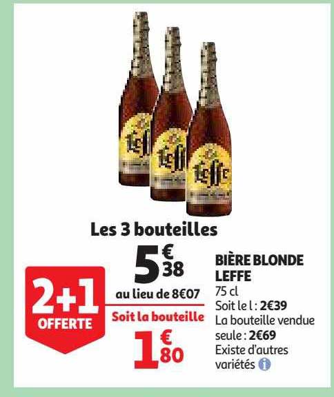 Bière Blonde Leffe