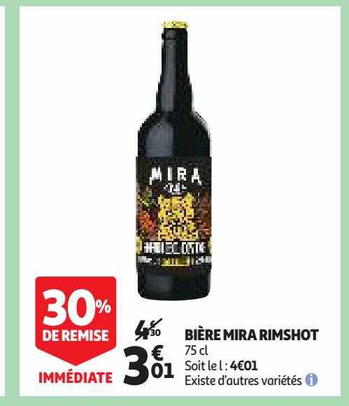 Bière Mira Rimshot
