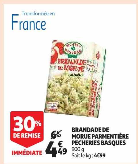 Brandade De Morue Parmentière Pêcheries Basques