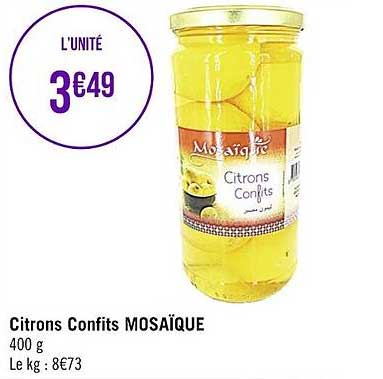 Citrons Confits Mosaïque