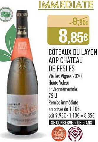 côteaux du layon aop château de fesles