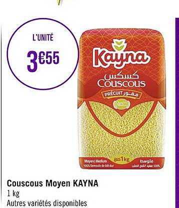 Couscous Moyen Kayna