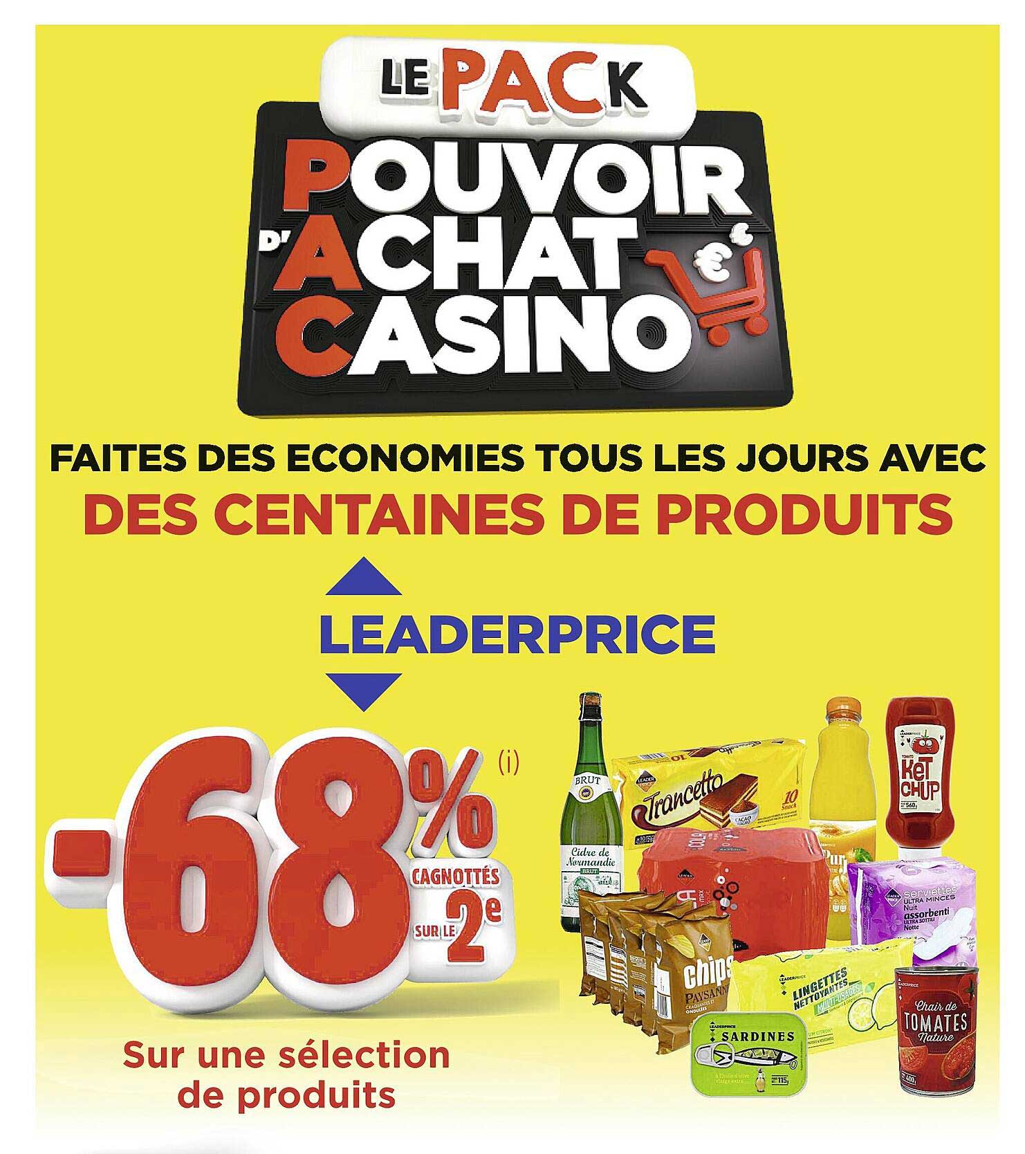 des centaines de produits leader price