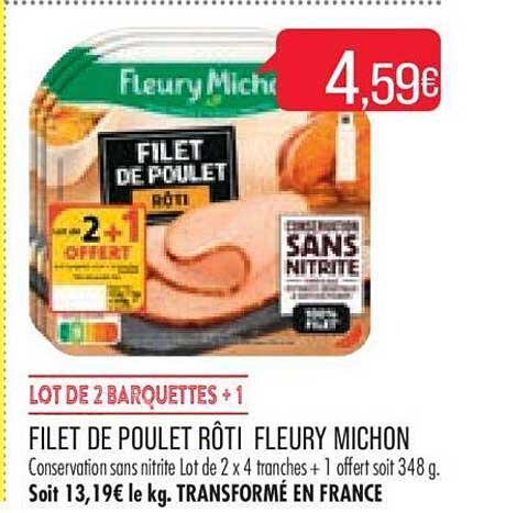 filet de poulet rôti fleury michon