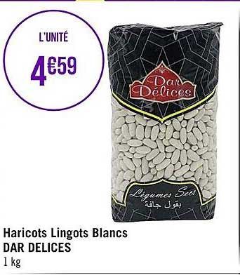haricots lingots blancs dar délices