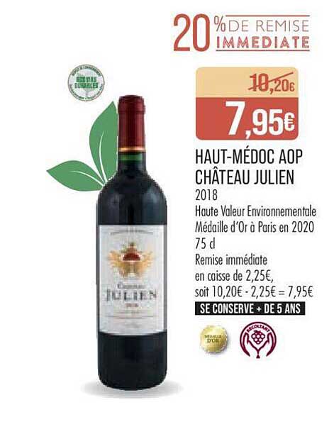 haut-médoc aop château julien