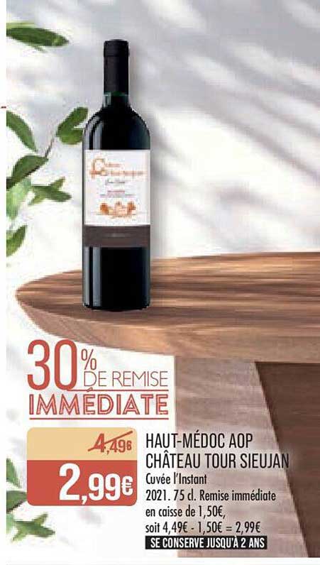 haut-médoc aop château tour sieujan